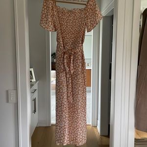 Baltic born floral apricot jumpsuit